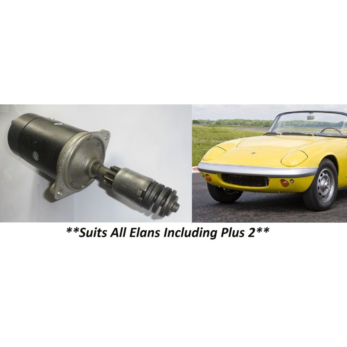 STARTER MOTOR (Lotus Elan) (1962- 74) 